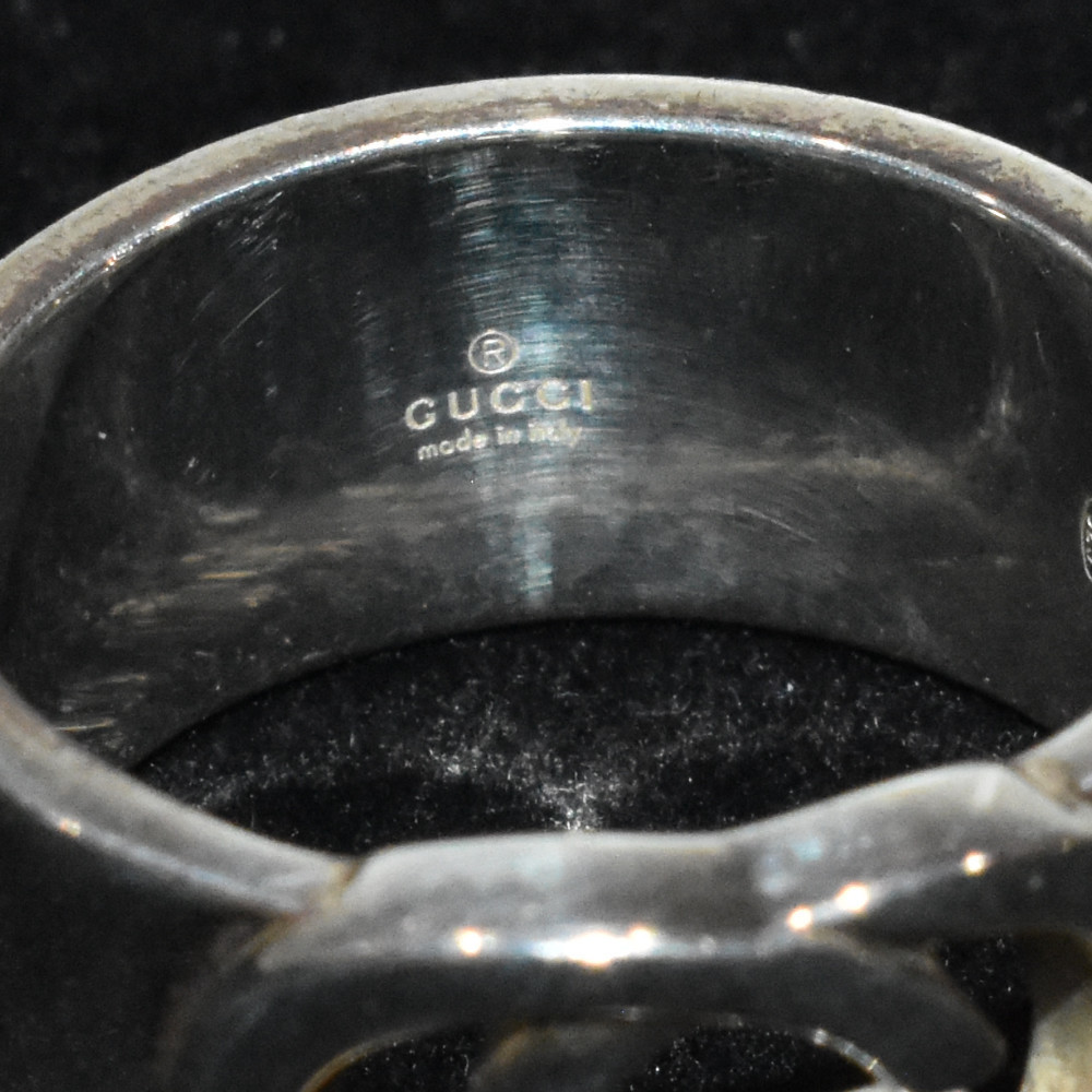 Gucci Interlocking Gg Ring Silver - image 5